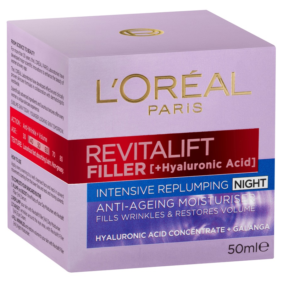 L'Oreal Paris Dermo Revitalift Filler Night Cream 50mL