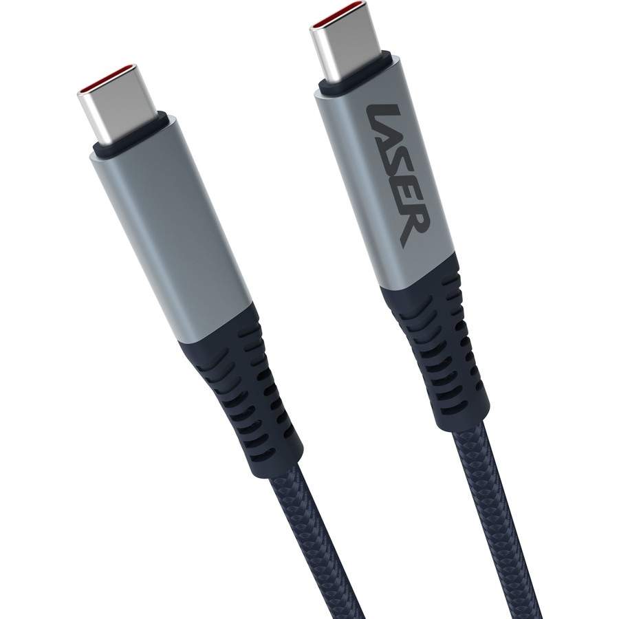 Laser 1m 100W USB-C to USB-C Braided Cable