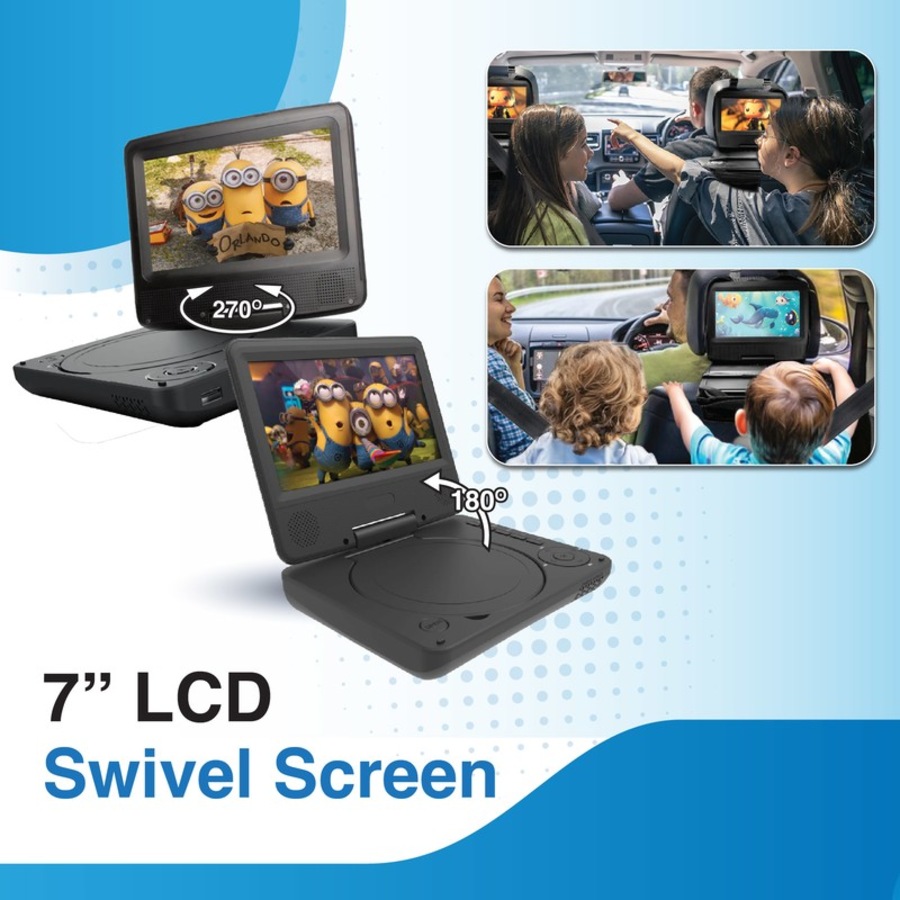 Laser 7-inch Portable DVD Player