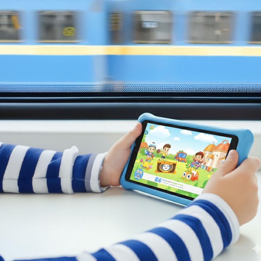 Laser 7" Tablet with Bumper Case - Blue