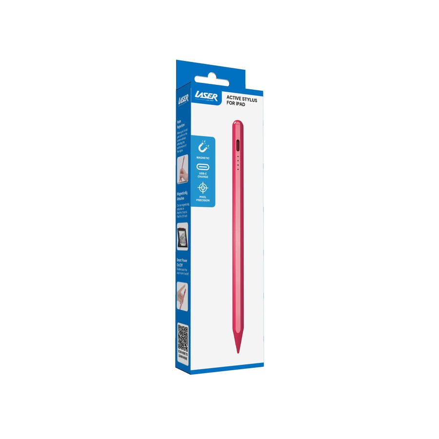 Laser Active Stylus for iPad - Pink