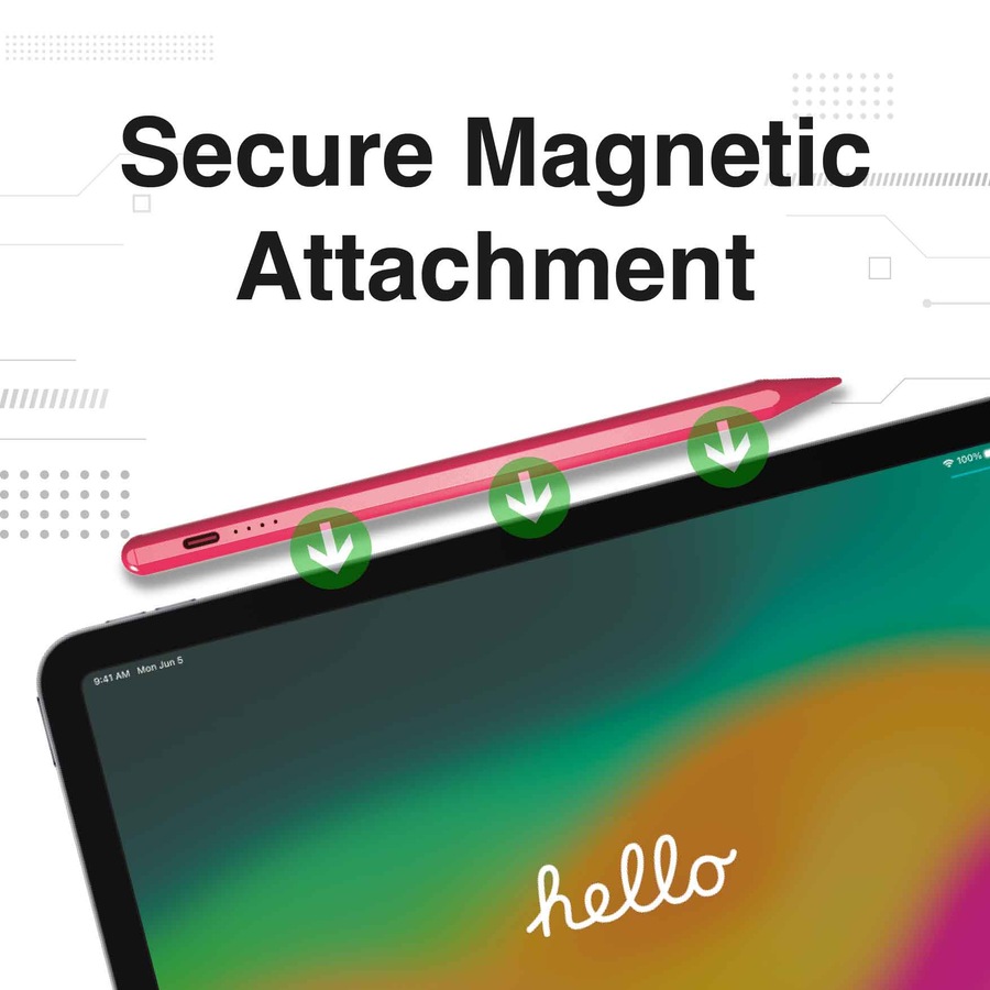 Laser Active Stylus for iPad - Pink