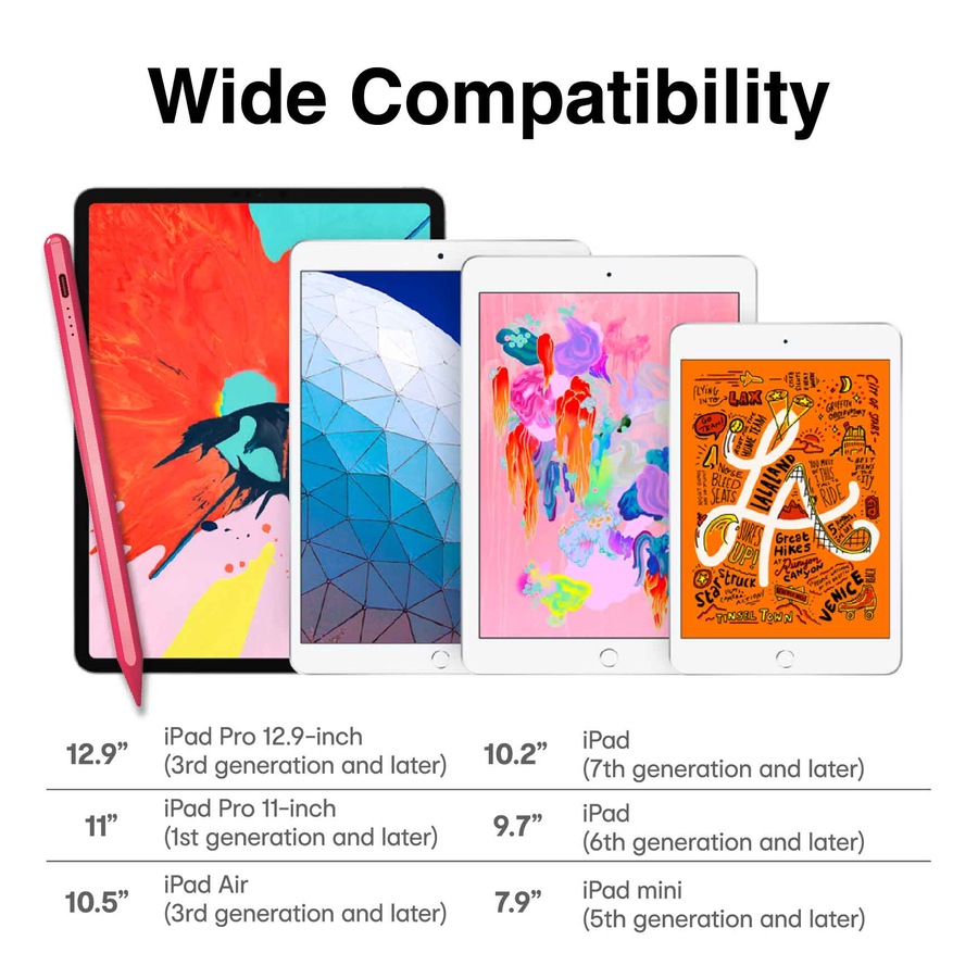 Laser Active Stylus for iPad - Pink