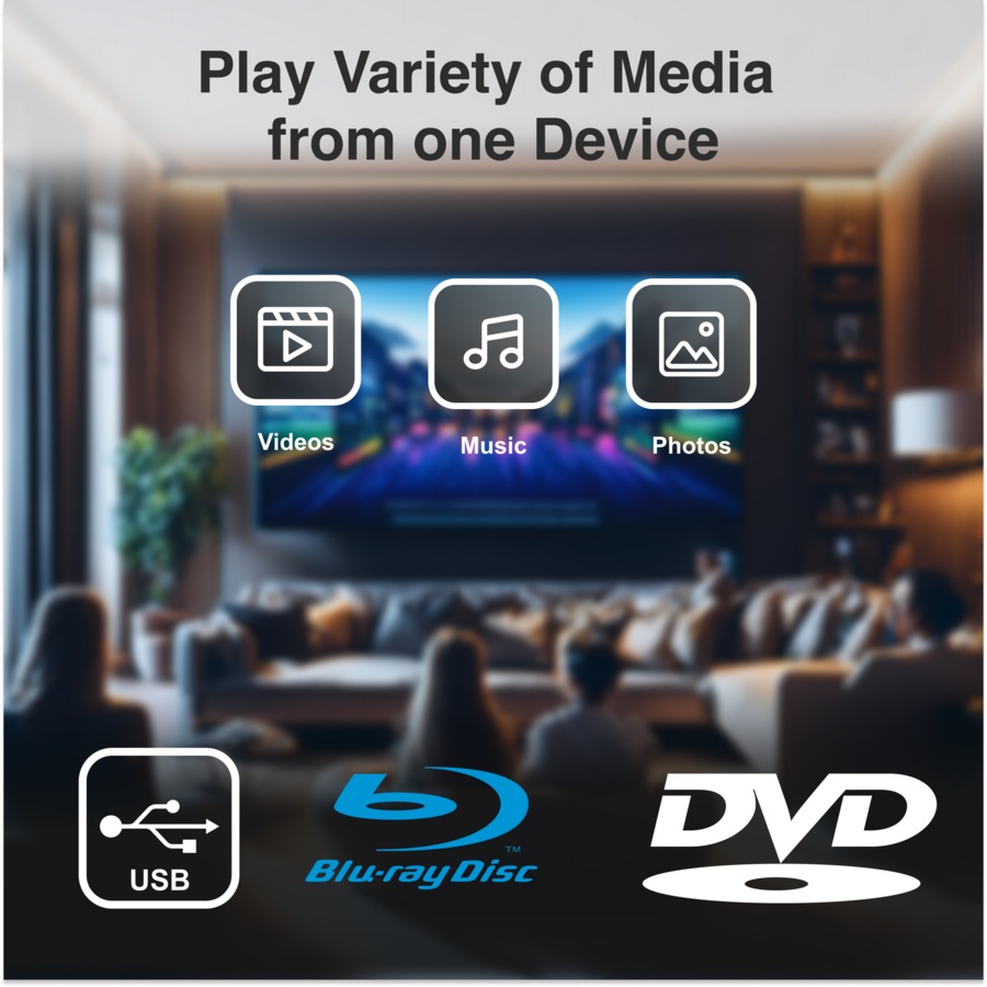 Laser Blu-Ray Player with Multi Region HDMI Digital 7.1