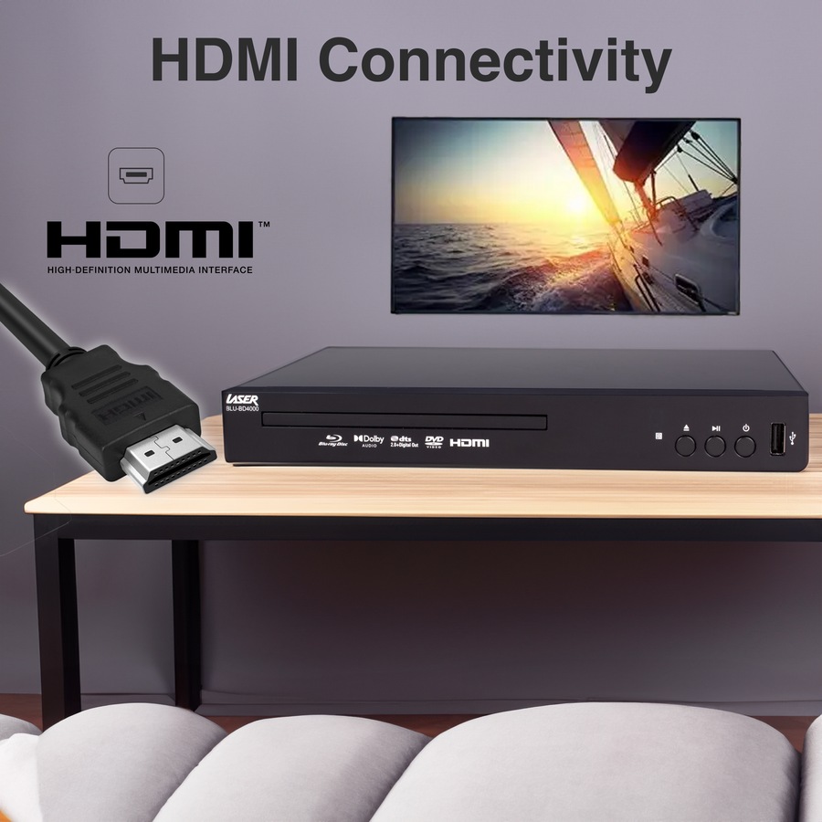Laser Blu-Ray Player with Multi Region HDMI Digital 7.1
