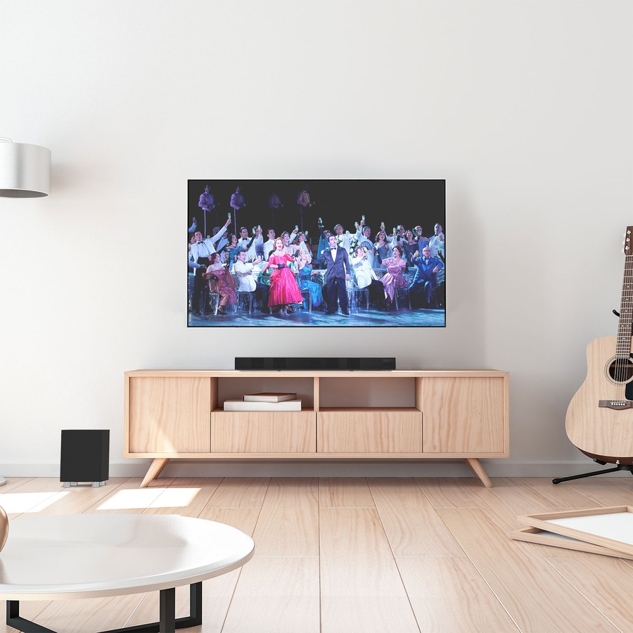 Laser Bluetooth Soundbar with Wireless Subwoofer