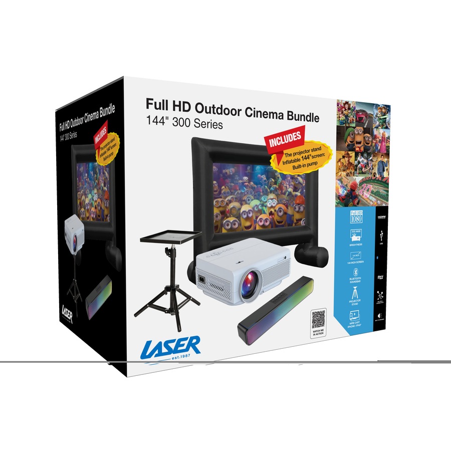 Laser Full HD Outdoor Cinema Bundle