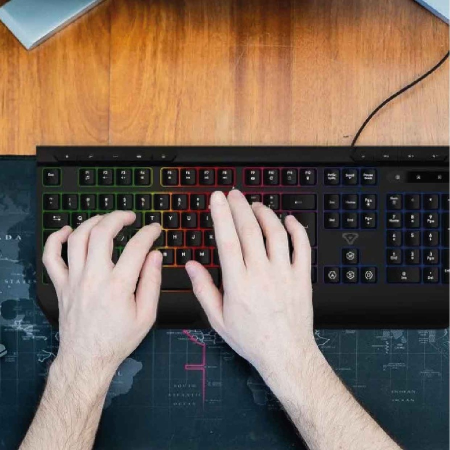 Laser Gaming: RGB Gaming Keyboard - Black