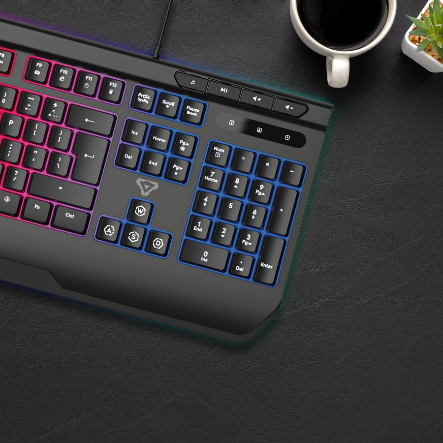 Laser Gaming: RGB Gaming Keyboard - Black