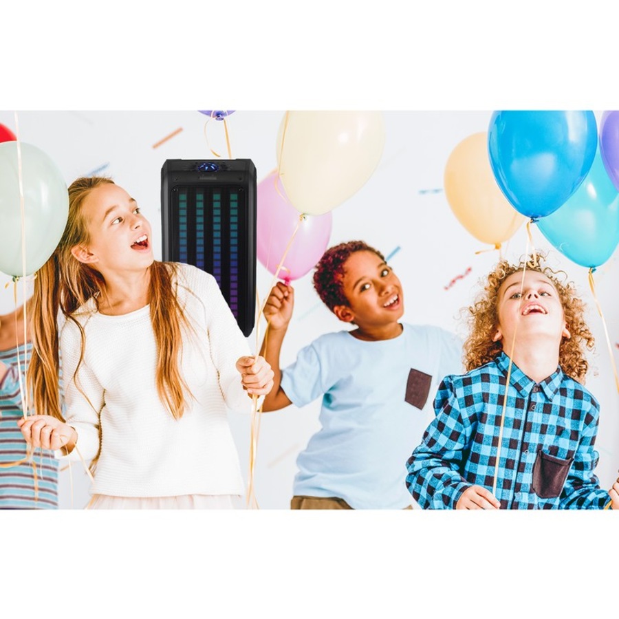 Laser Portable Party Speaker with LED Stand