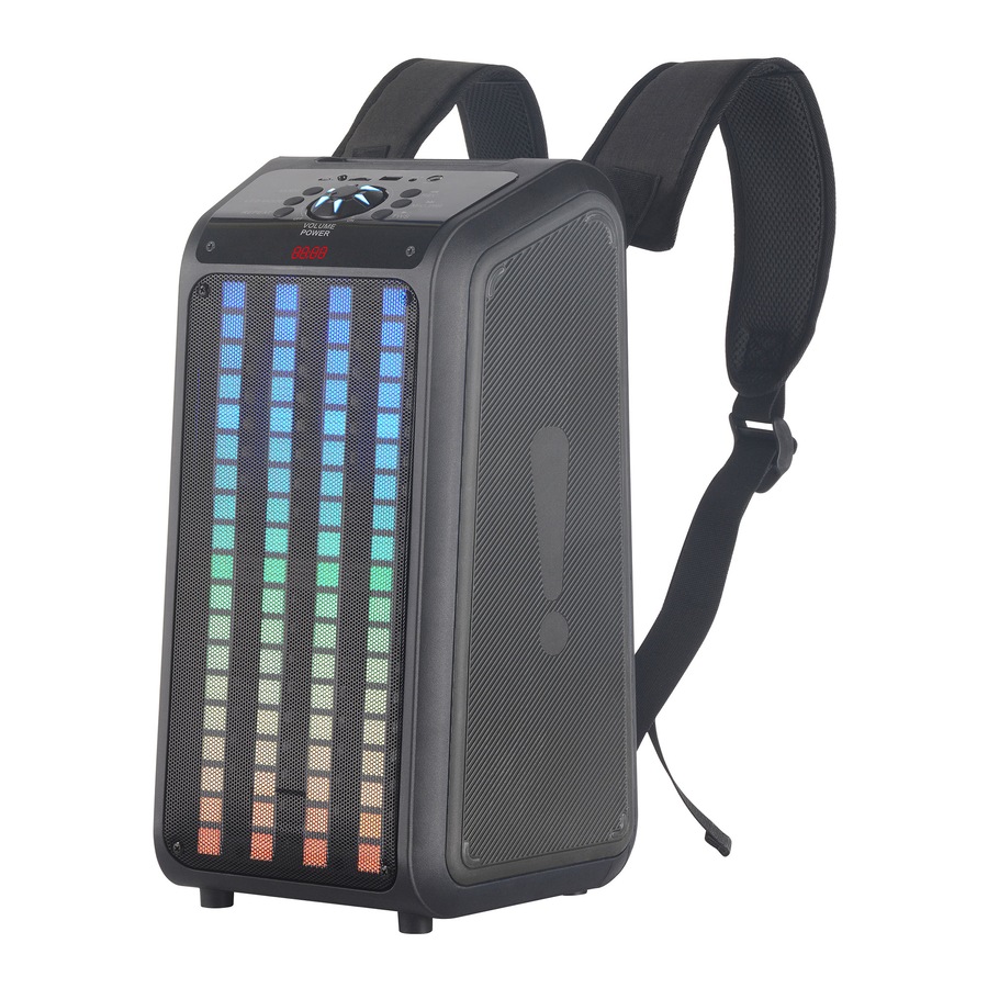 Laser Portable Party Speaker with LED Stand