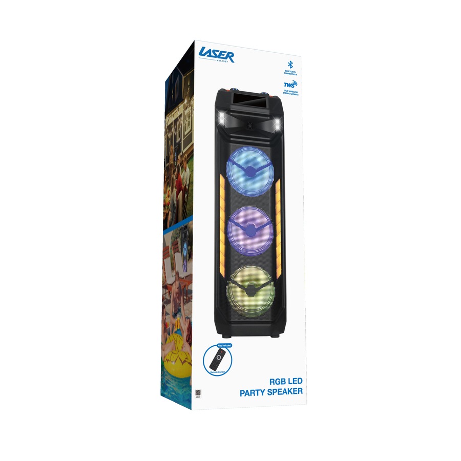 Laser RGB LED Party Speaker