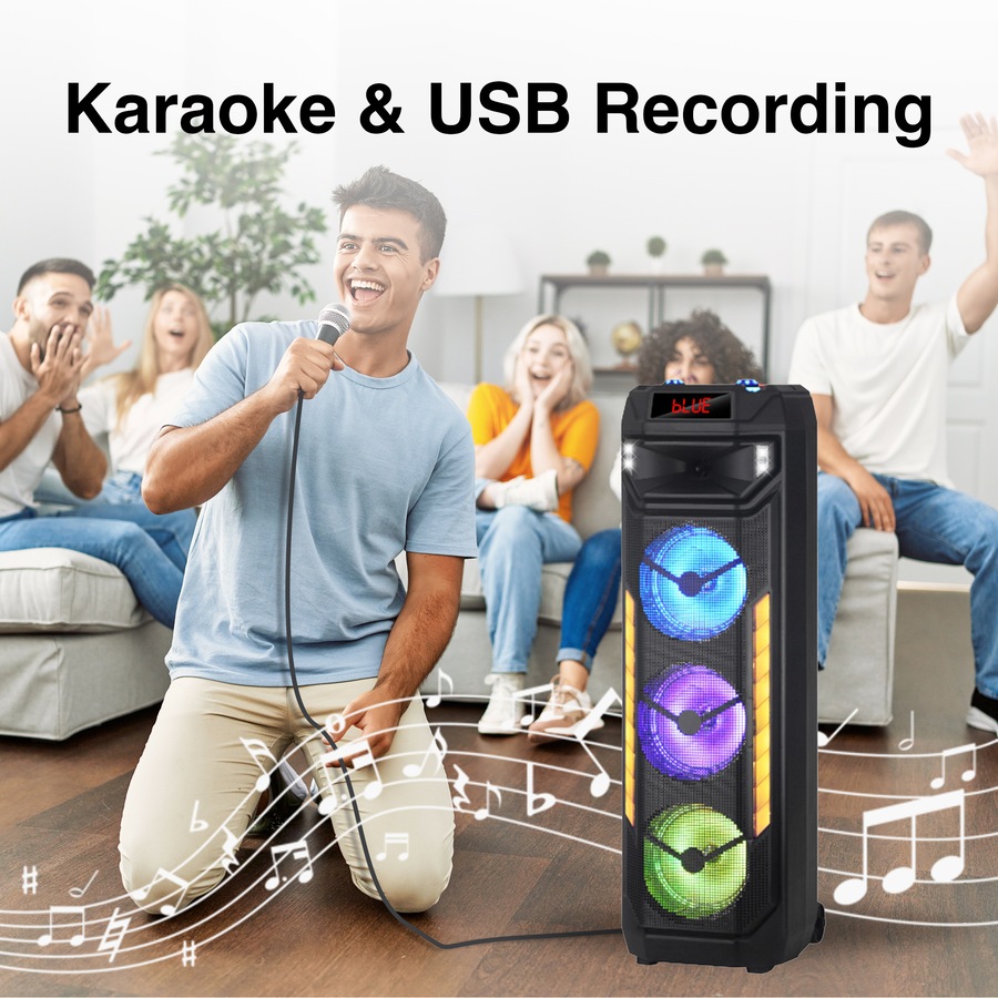 Laser RGB LED Party Speaker