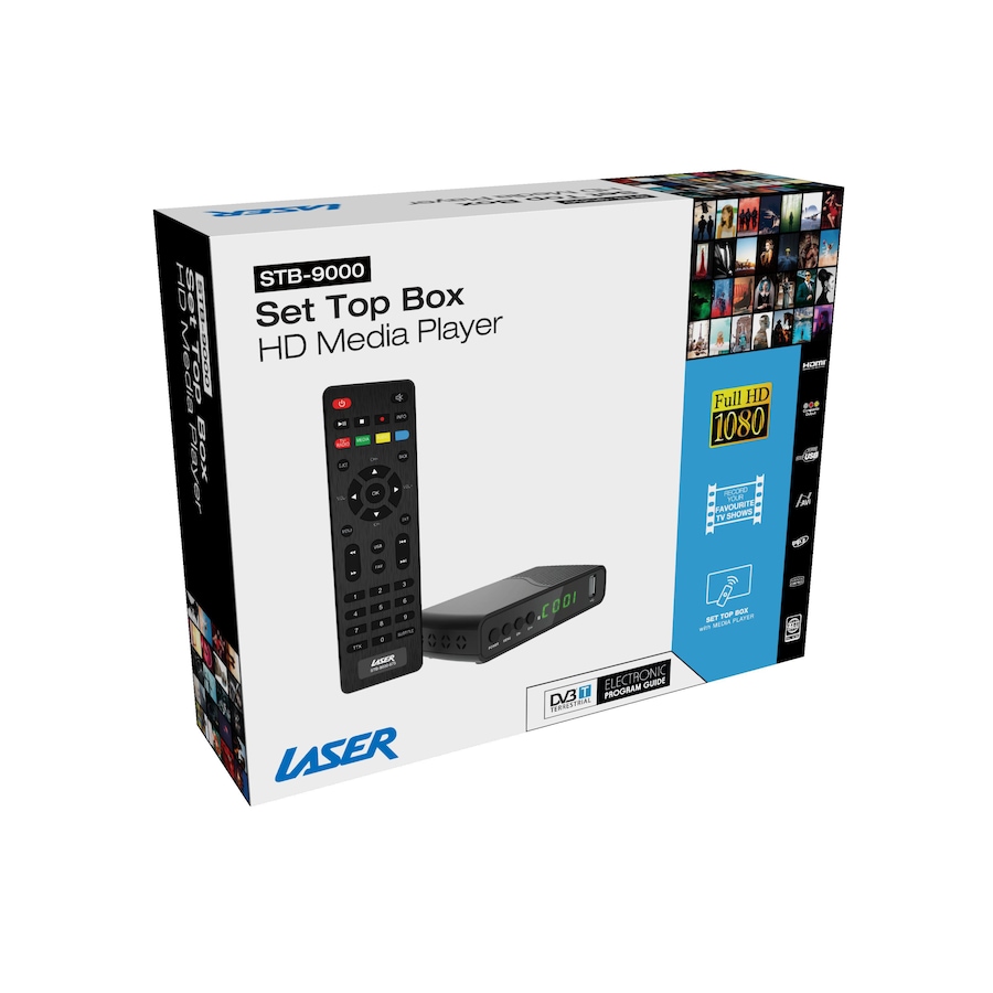 Laser Set Top Box HD Media Player