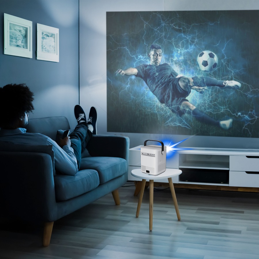 Laser Smart 1080p Projector with Built-in Android TV