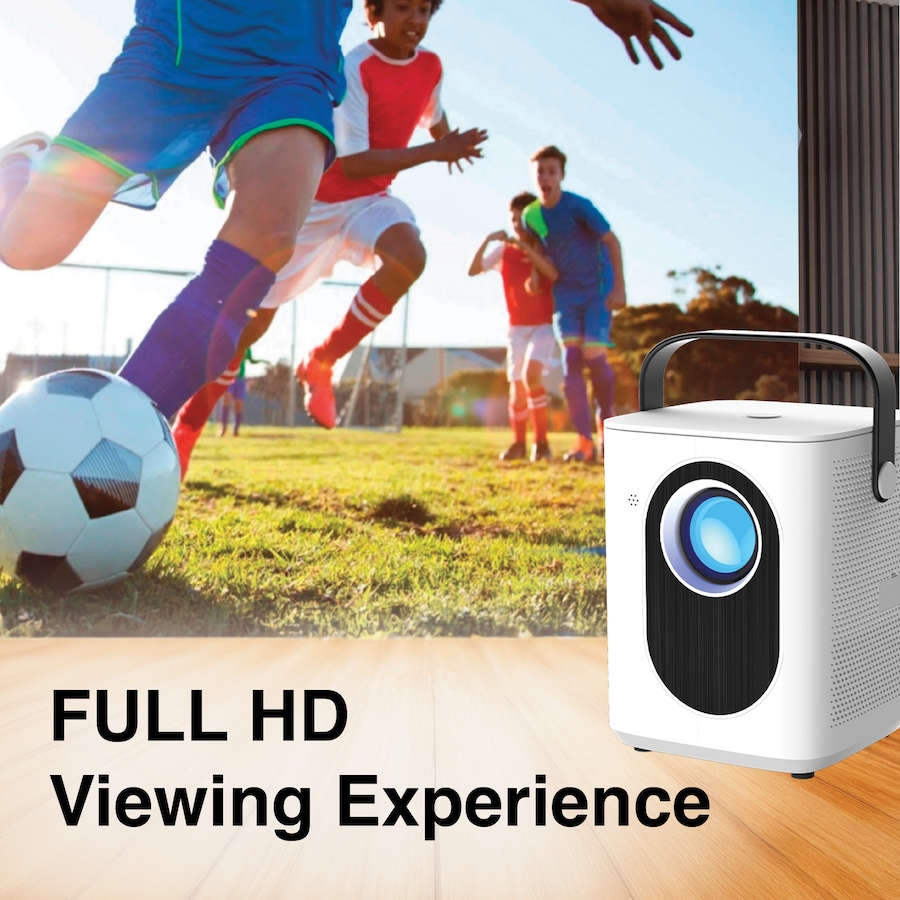 Laser Smart 1080p Projector with Built-in Android TV