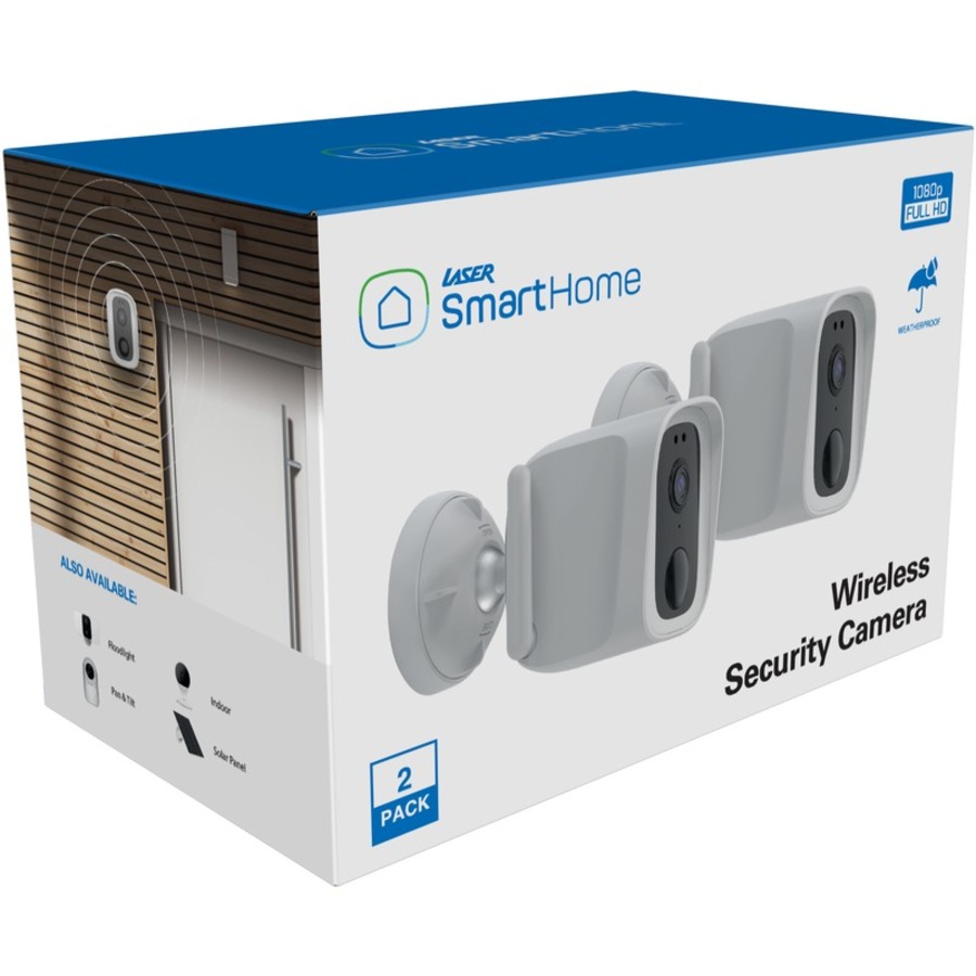 Laser SmartHome Full HD Wireless Security Camera Twin Pack