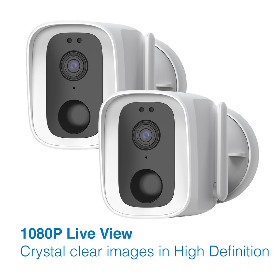 Laser SmartHome Full HD Wireless Security Camera Twin Pack