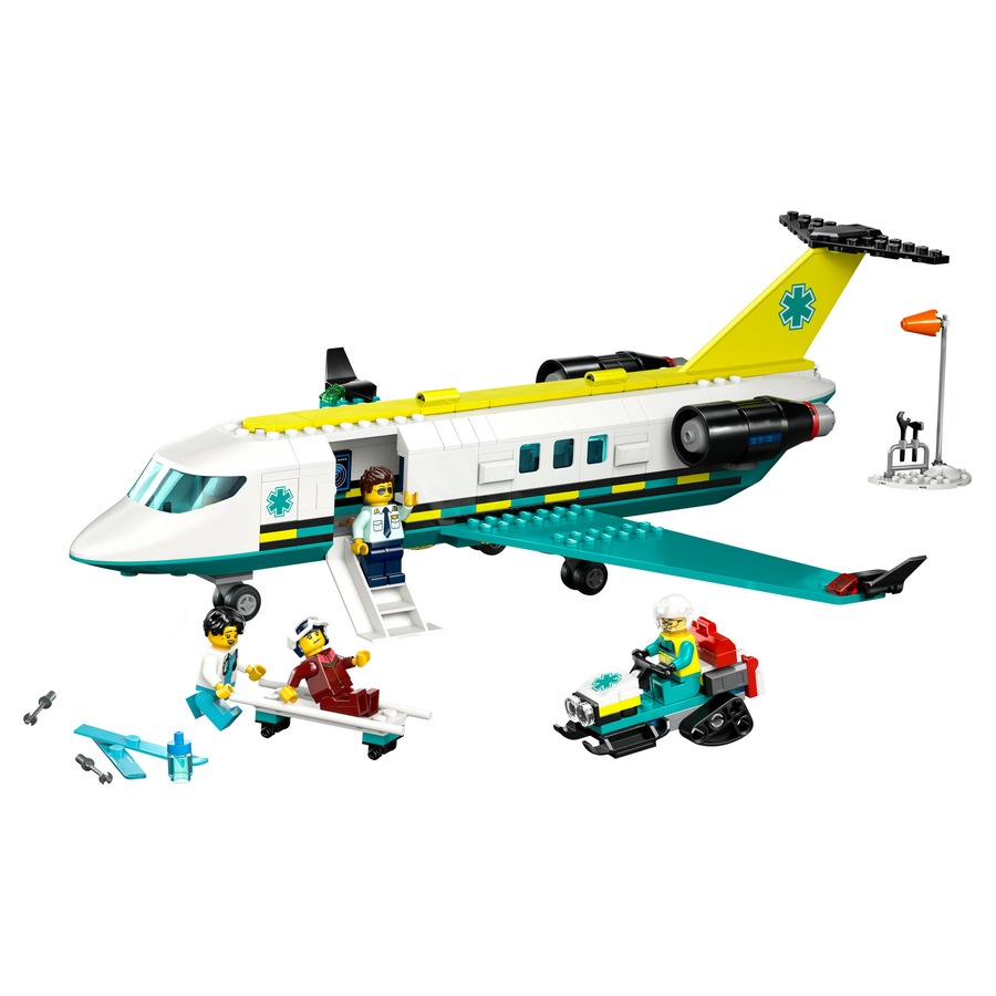 LEGO City Emergency Air Ambulance Airplane 60465
