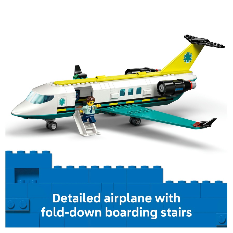 LEGO City Emergency Air Ambulance Airplane 60465