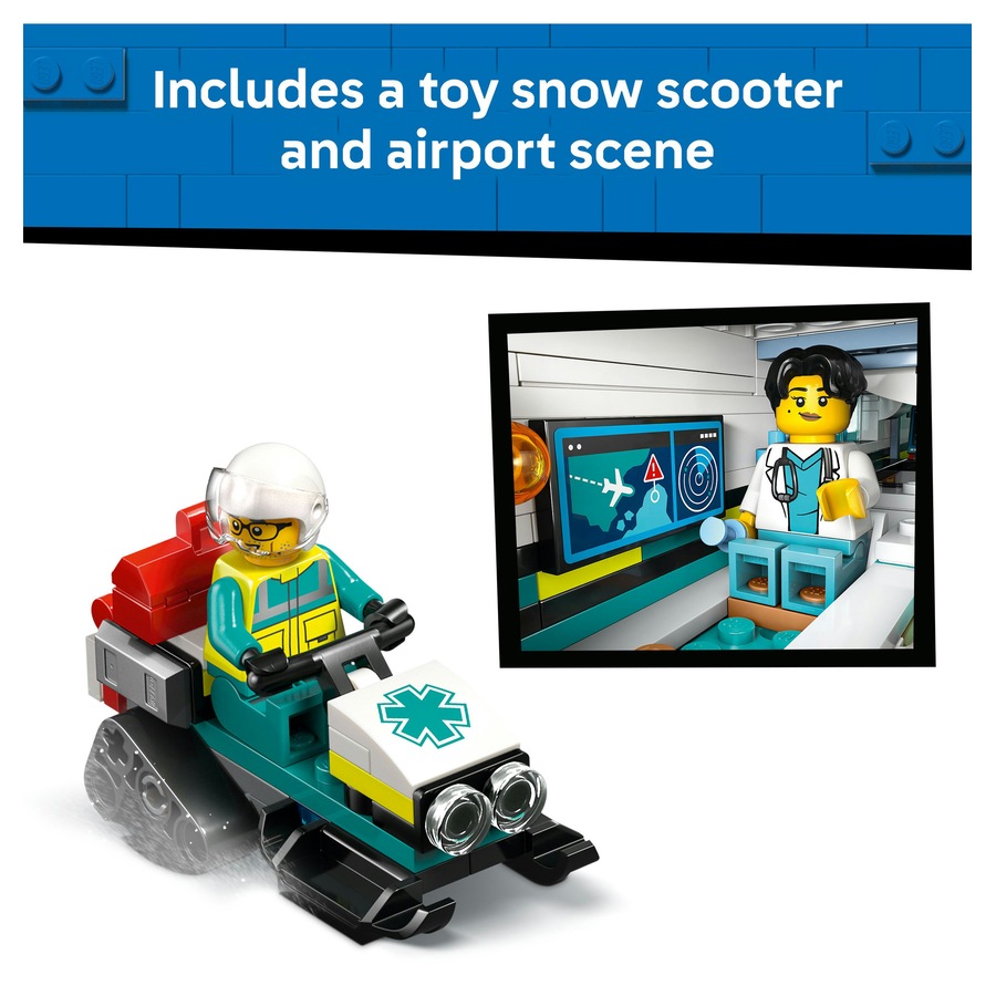 LEGO City Emergency Air Ambulance Airplane 60465
