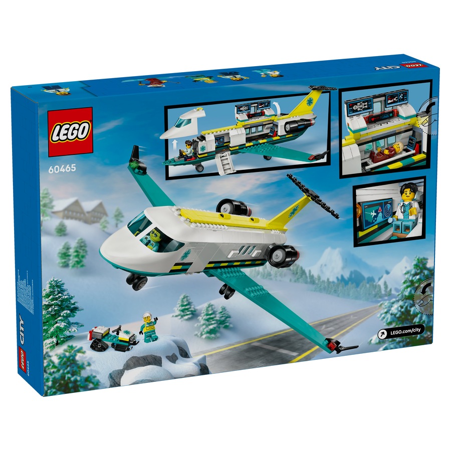 LEGO City Emergency Air Ambulance Airplane 60465