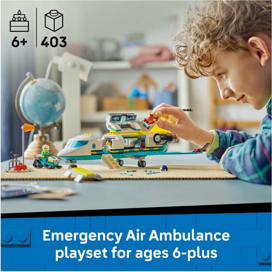 LEGO City Emergency Air Ambulance Airplane 60465