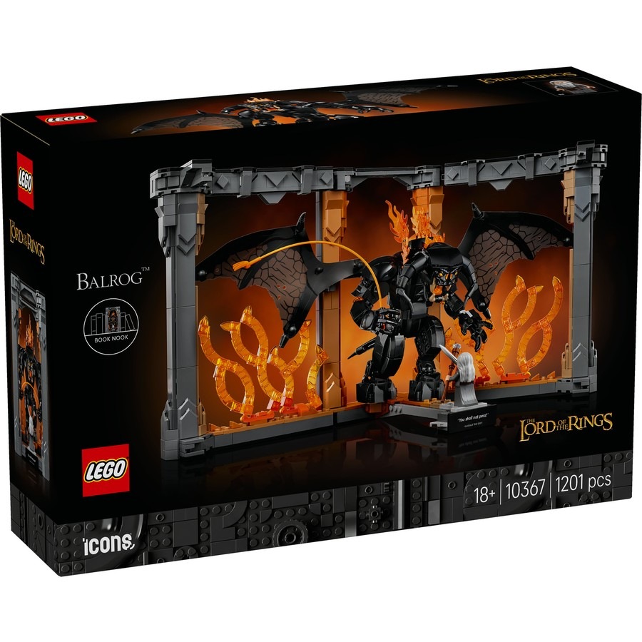 LEGO Icons The Lord of the Rings: Balrog Book Nook 10367
