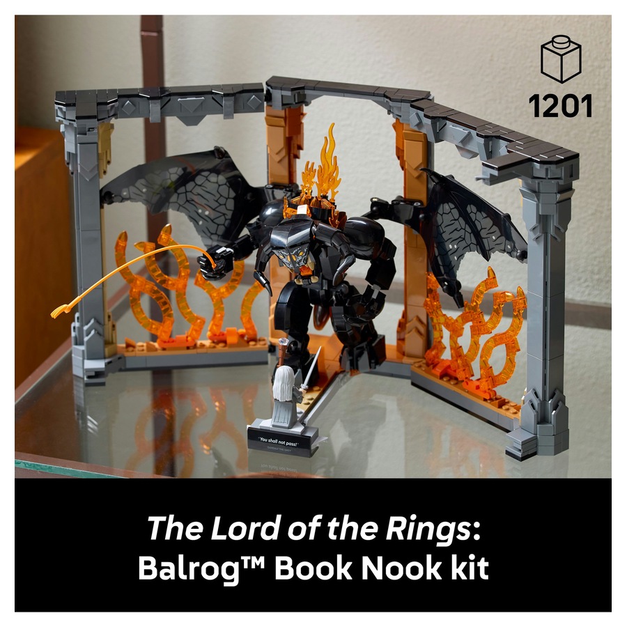 LEGO Icons The Lord of the Rings: Balrog Book Nook 10367