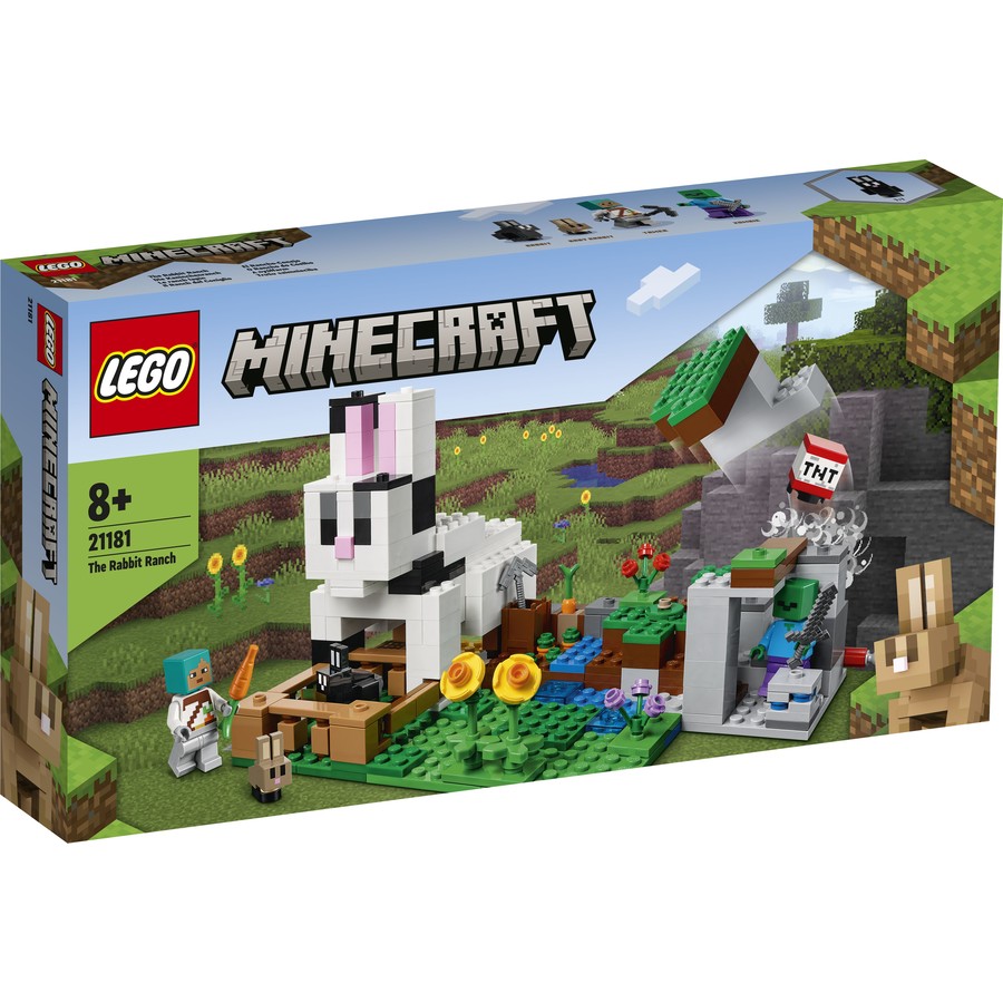 Buy LEGO Minecraft The Rabbit Ranch 21181 - MyDeal Australia