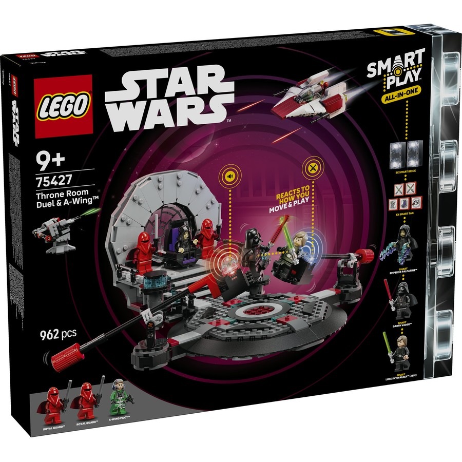 LEGO Star Wars SMART Play™ - Throne Room Duel and A-Wing™ 75427