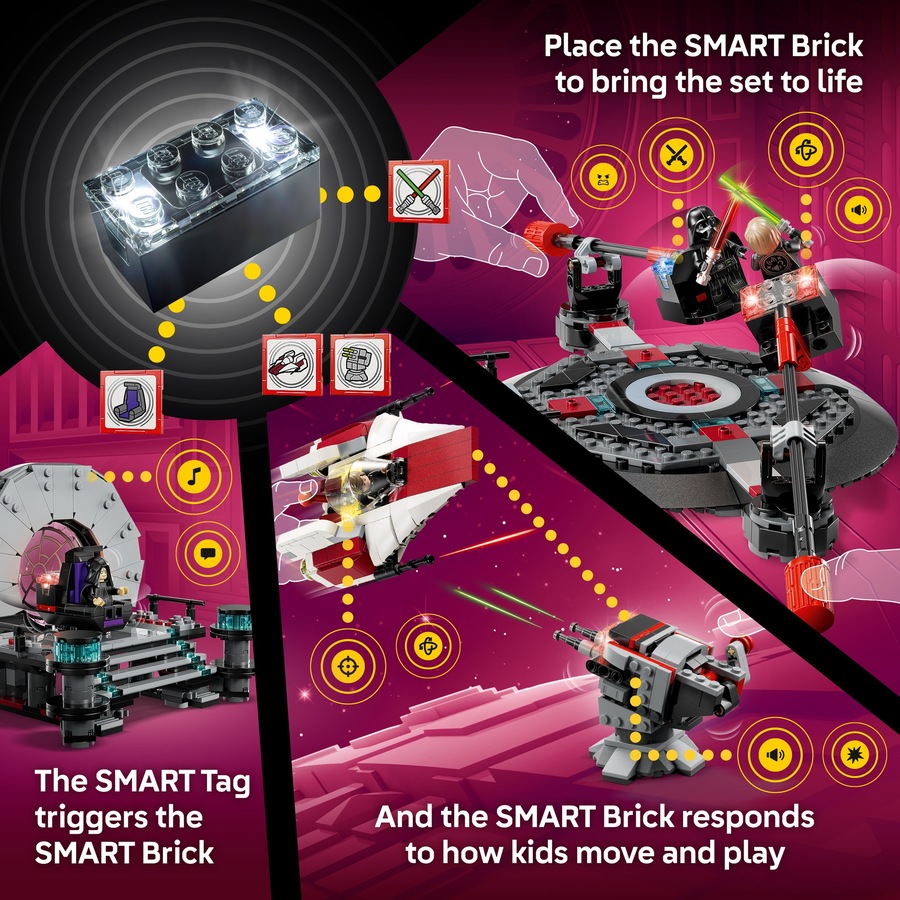 LEGO Star Wars SMART Play™ - Throne Room Duel and A-Wing™ 75427