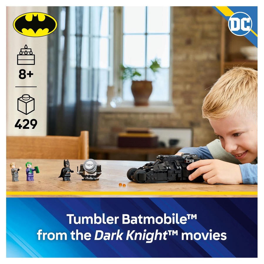 LEGO DC Batman™: Batman Tumbler vs. Two-Face™ & The Joker™ Toy Car 76303