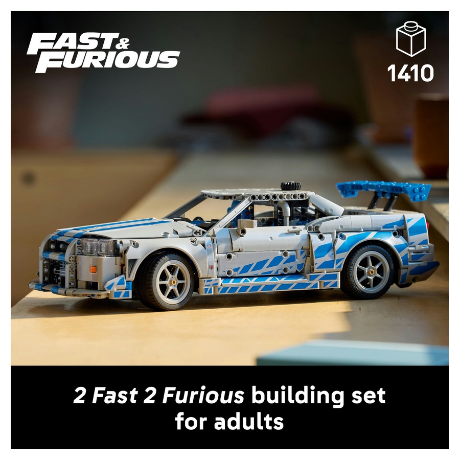 LEGO Technic 2 Fast 2 Furious Nissan Skyline GT-R (R34) Car 42210