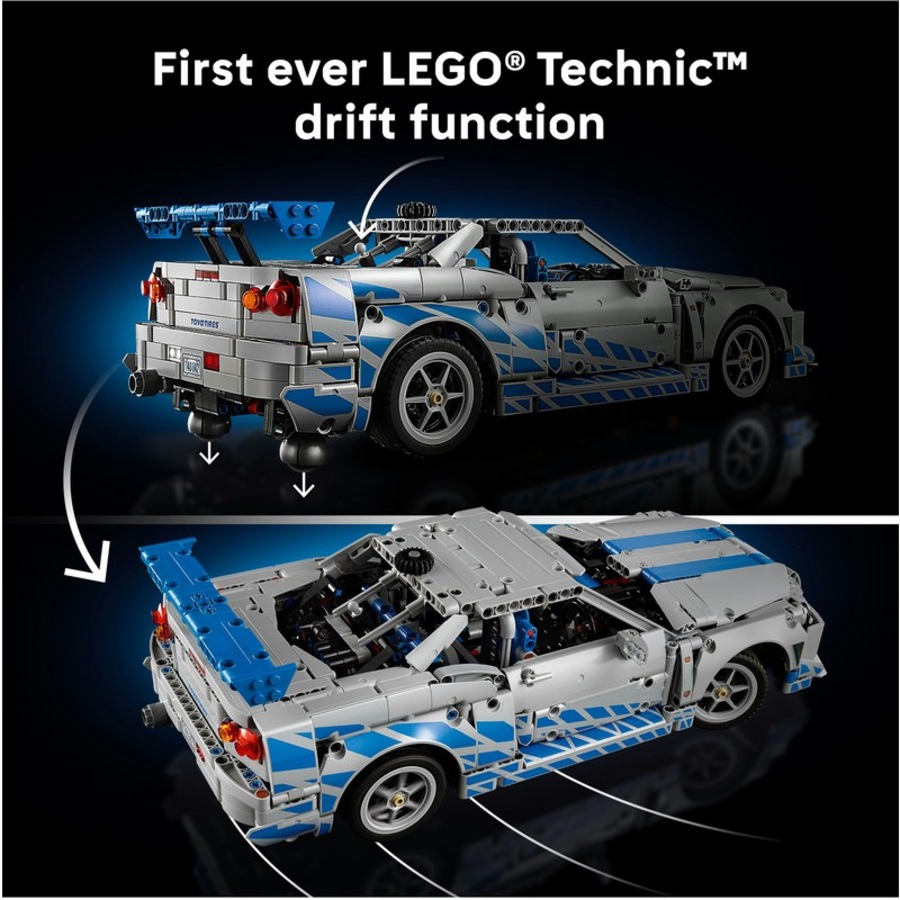 LEGO Technic 2 Fast 2 Furious Nissan Skyline GT-R (R34) Car 42210