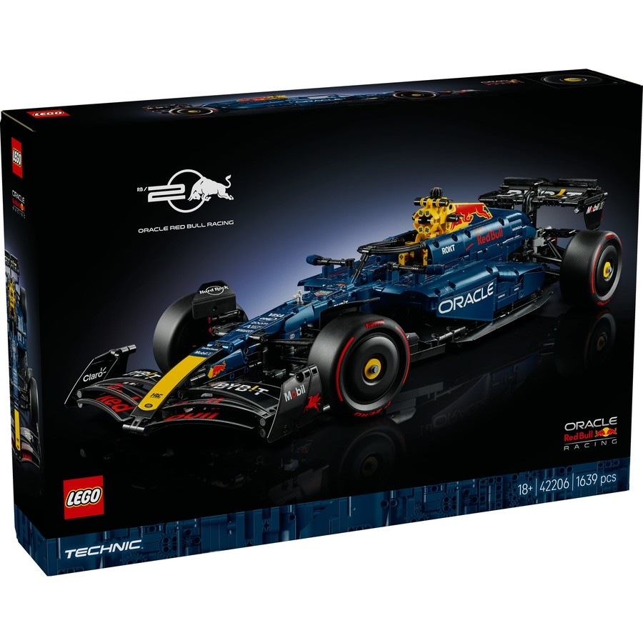 LEGO Technic Oracle Red Bull Racing RB20 F1 Car Model Kit for Adults 42206