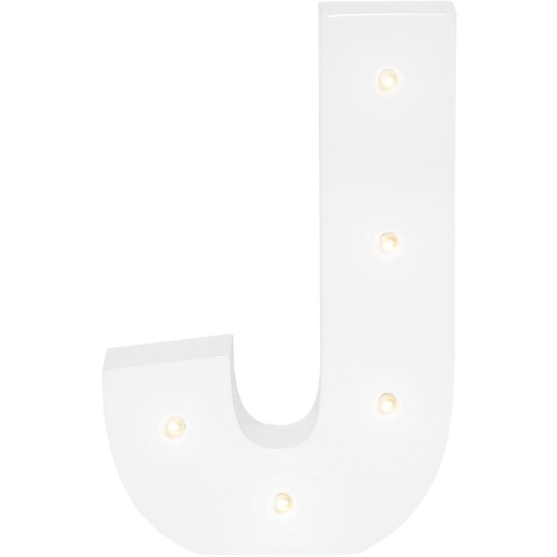 Light Up Letter J Mydeal