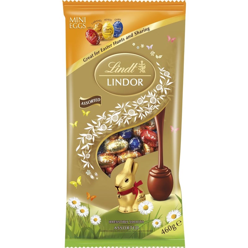 Buy Lindt Lindor Mini Assorted Chocolate Easter Eggs 460g Mydeal 6784