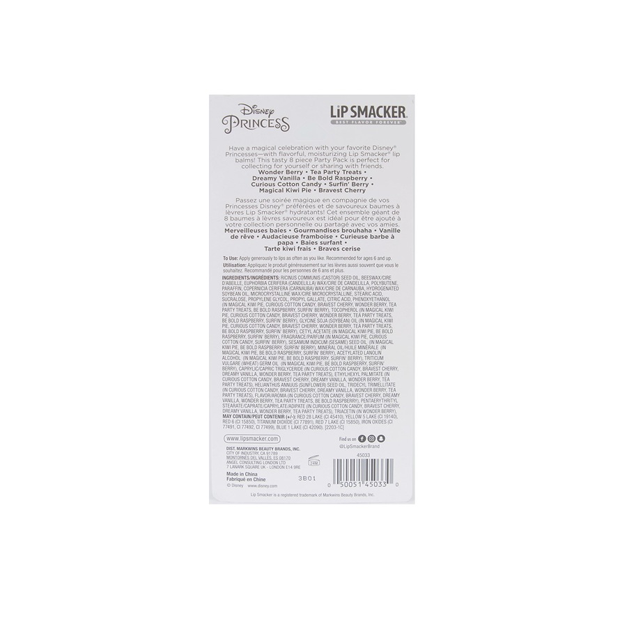Lip Smacker Disney Princess Lip Balm Party Pack