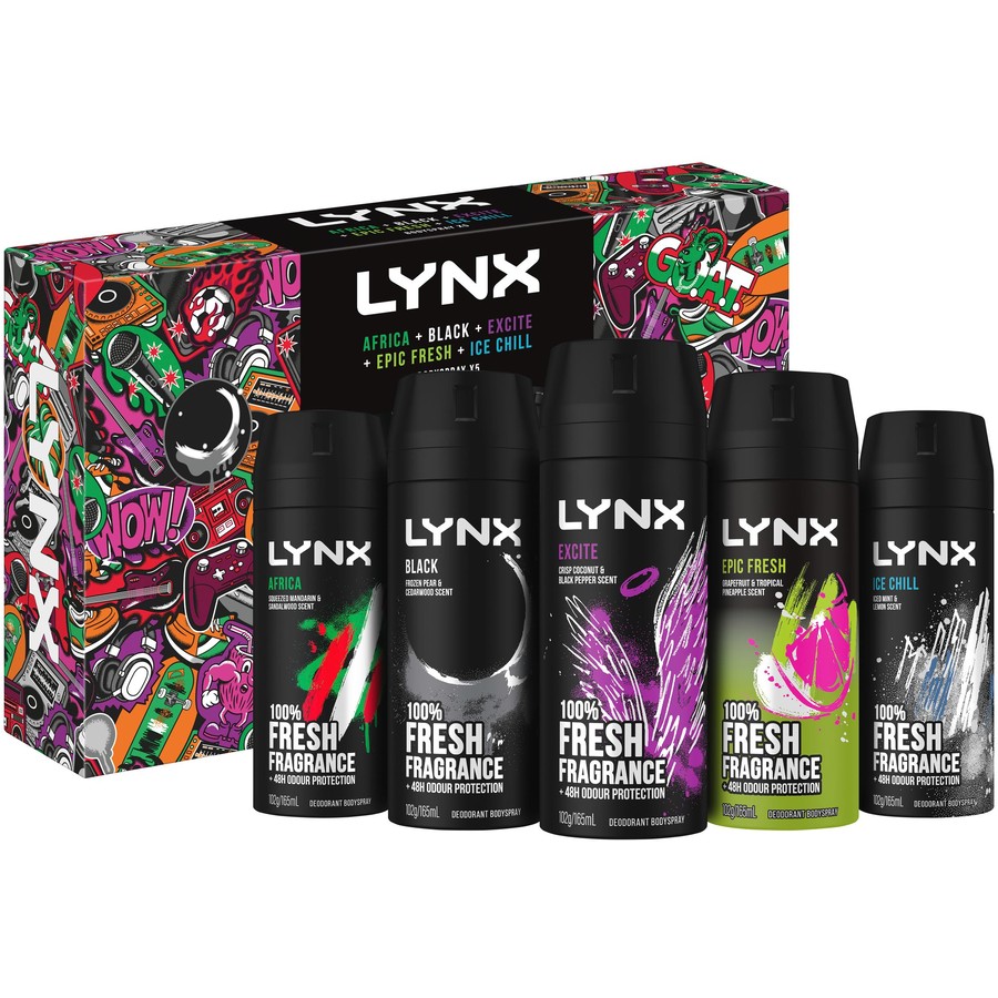 Buy LYNX Game On Collection Men's Gift Set full-sized Body Spray Set ...