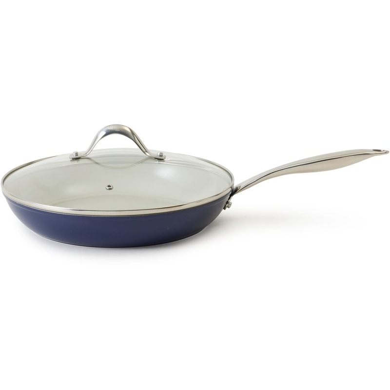 Buy Masterclass Induction Non Stick Frying Pan 30cm Navy MyDeal