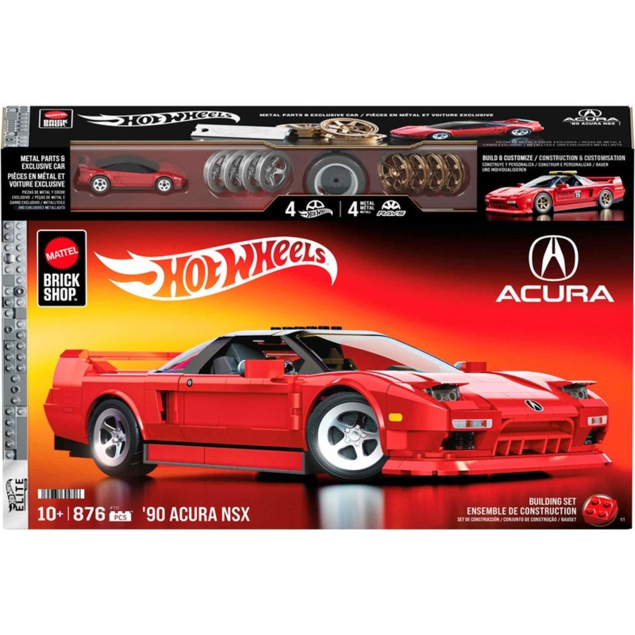 Mattel Brick Shop Hot Wheels ’90 Acura NSX Building Set