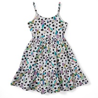 May Gibbs x Kasey Rainbow Girls Linen Blend Floral Print Dress - Multi
