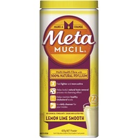 Metamucil Daily Fibre Supplement Lemon Lime Smooth Powder 425g