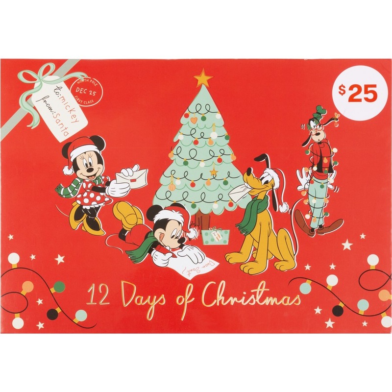 Buy Mickey & Minnie Mouse Christmas Advent Calendar MyDeal