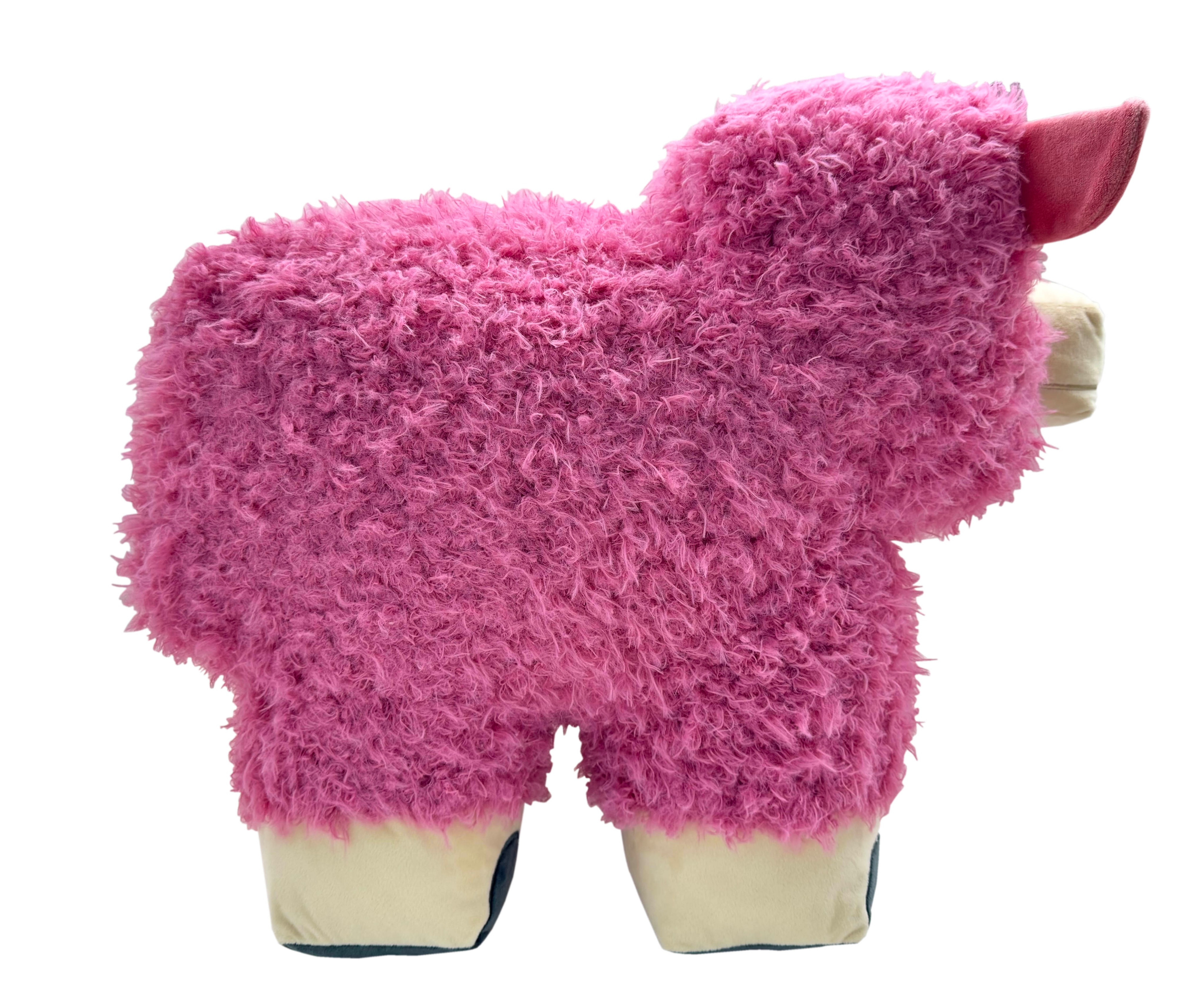 minecraft pink sheep plush