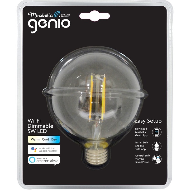 Buy Mirabella Genio G95 WiFi LED 5W Dimmable Bulb MyDeal