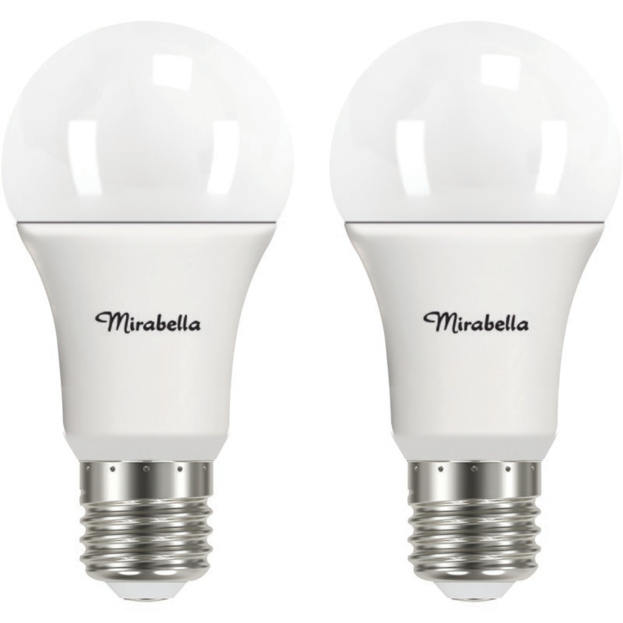 Mirabella LED GLS Edison Screw 9W Warm White Globe 2 Pack