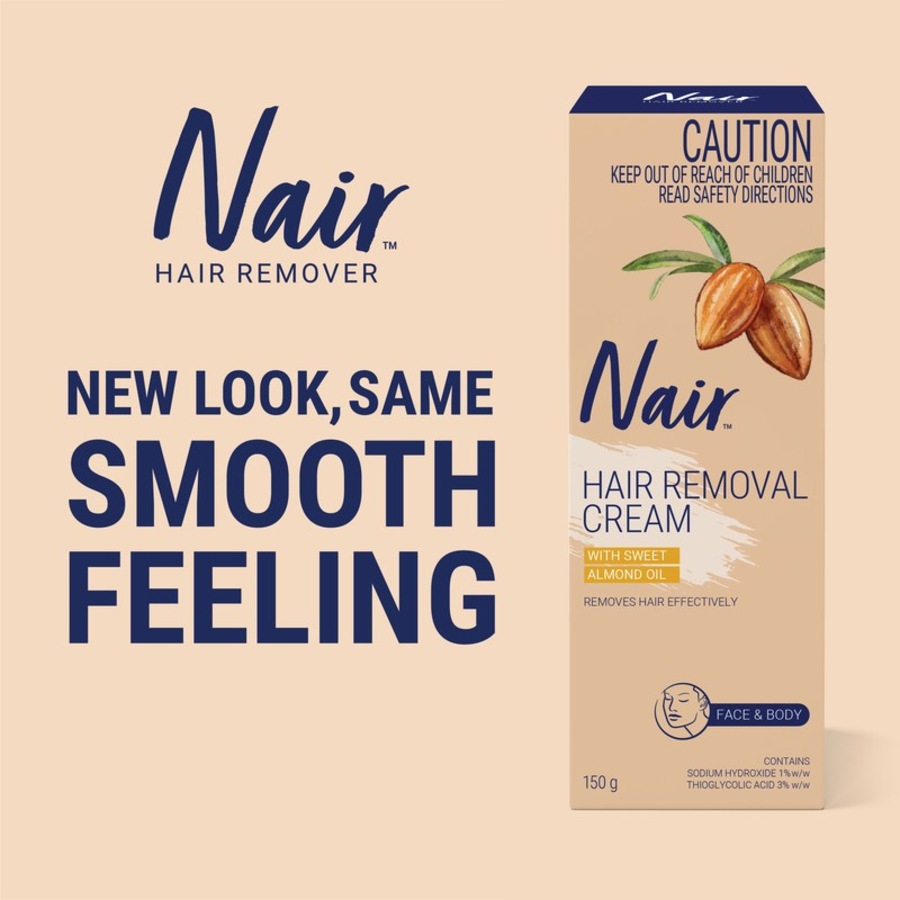 Nair Sensitive Face & Body Hair Removal Cream 150g