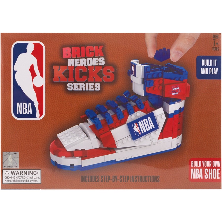 NBA Brick Heroes Kicks Build an NBA Basketball Shoe - Large